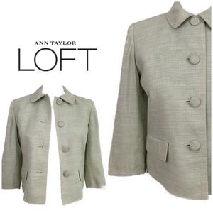 Ann Taylor LOFT faint Mint Jacket
